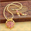 Elegant Matte Finish Peacock Pendant Set UC-NEW1169