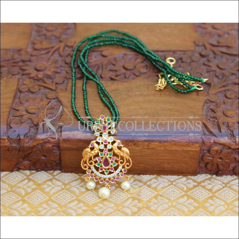 ELEGANT MATTE FINISH PEACOCK PENDANT UTV371 - Pendant Set