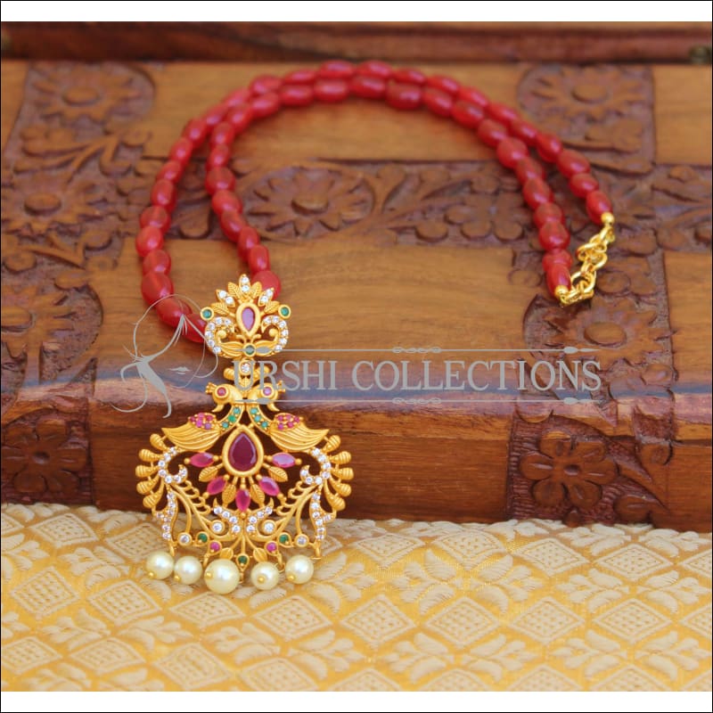 ELEGANT MATTE FINISH PEACOCK PENDANT UTV586 - Pendant Set