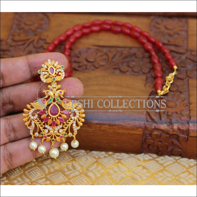 ELEGANT MATTE FINISH PEACOCK PENDANT UTV586 - Pendant Set