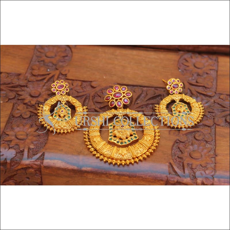 Elegant Matte Finish Pendant Set UC-NEW977 - Green - Pendant Set