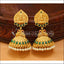 Elegant Matte Finish Temple Earrings UC-NEW2052