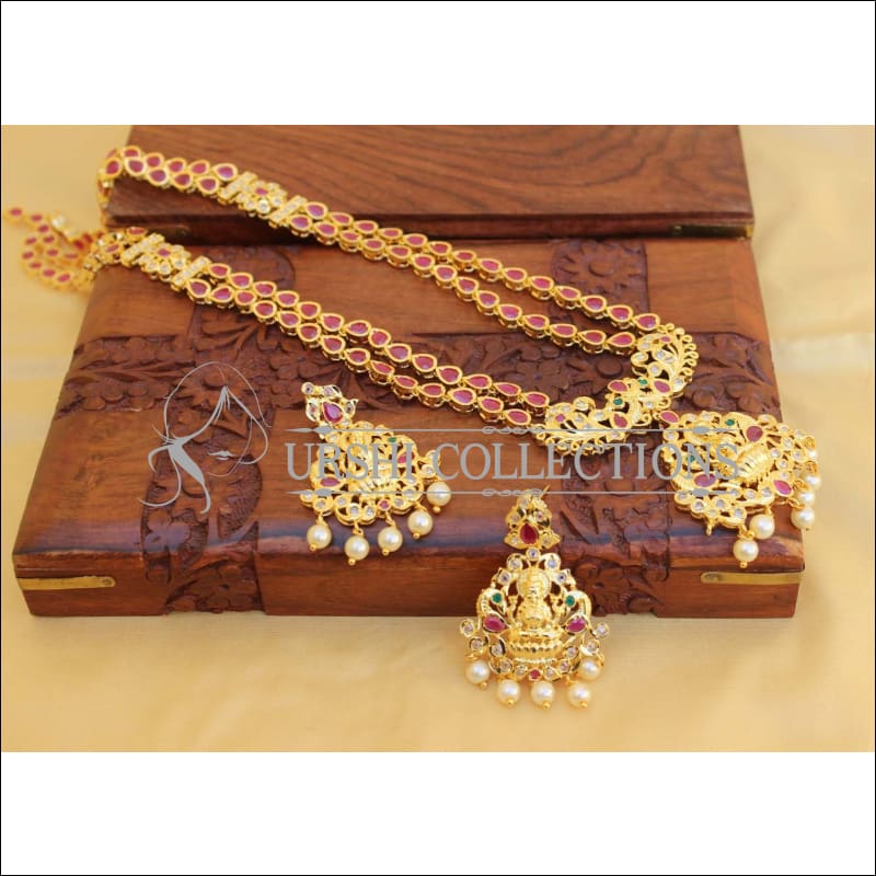 Elegant Traditional Lakshmi Necklace set UC-NEW79 - Multi - Necklace Set