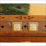 Gold plated CZ Earrings M370 - WHITE - EARRINGS