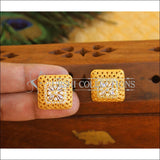 Gold plated CZ Earrings M375 - EARRINGS