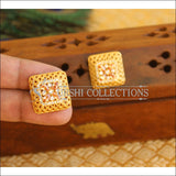 Gold plated CZ Earrings M375 - GOLD - EARRINGS