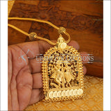 Gold plated kerala style Temple necklace M185 - Necklace Set