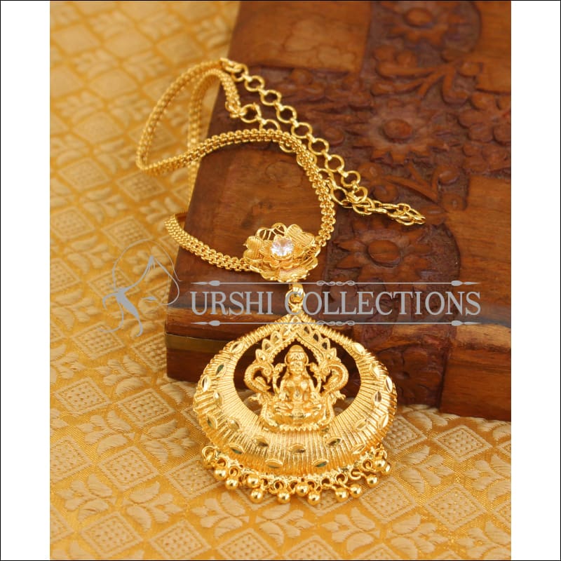 Gold plated kerala style Temple necklace M189 - Necklace Set