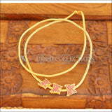 Gold plated moppu chain M302 - RUBY - Moppu chain