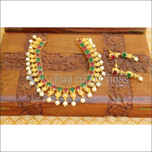 GOLD PLATED NECKLACE SET UTV106 - MULTI - Necklace Set