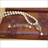 GOLD PLATED PEACOCK MALA SET UC-NEW3032 - Necklace Set