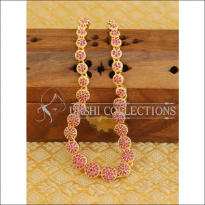 Gold plated Ruby Necklace M260 - Necklace Set