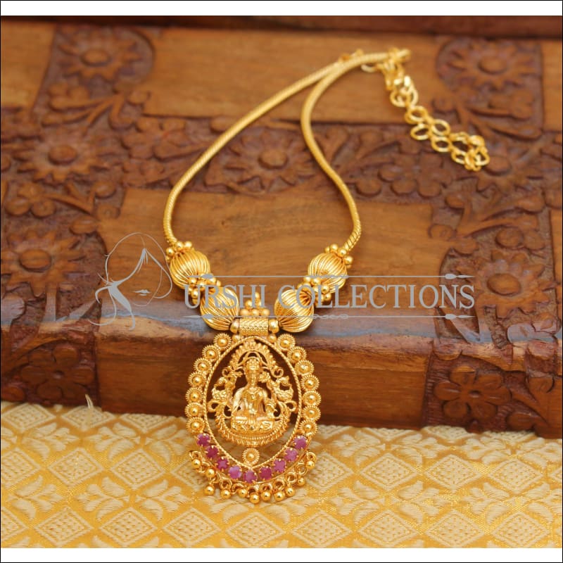 Gold plated Temple Necklace M239 - Necklace Set