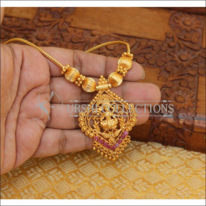 Gold plated Temple Necklace M240 - Necklace Set