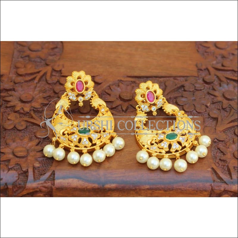 Gorgeous Matte Finish Earrings New UC07 - EARRINGS