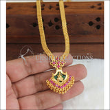 Kerala style Temple palakka necklace M343 - Necklace Set
