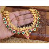 Lovely Designer Gold Plated Kerala Style Palakka Ganesha Necklace M54 - Necklace Set