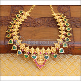 Lovely Designer Gold Plated Kerala Style Palakka Ganesha Necklace M54 - Necklace Set