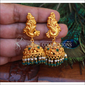 Lovely geru polish peacock earrings M73 - Earrings
