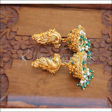 Lovely geru polish peacock earrings M73 - Earrings