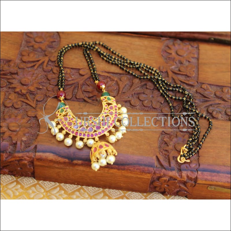 LOVELY GOLD PLATED HANDMADE NECKLACE UTV148 - Mangalsutra