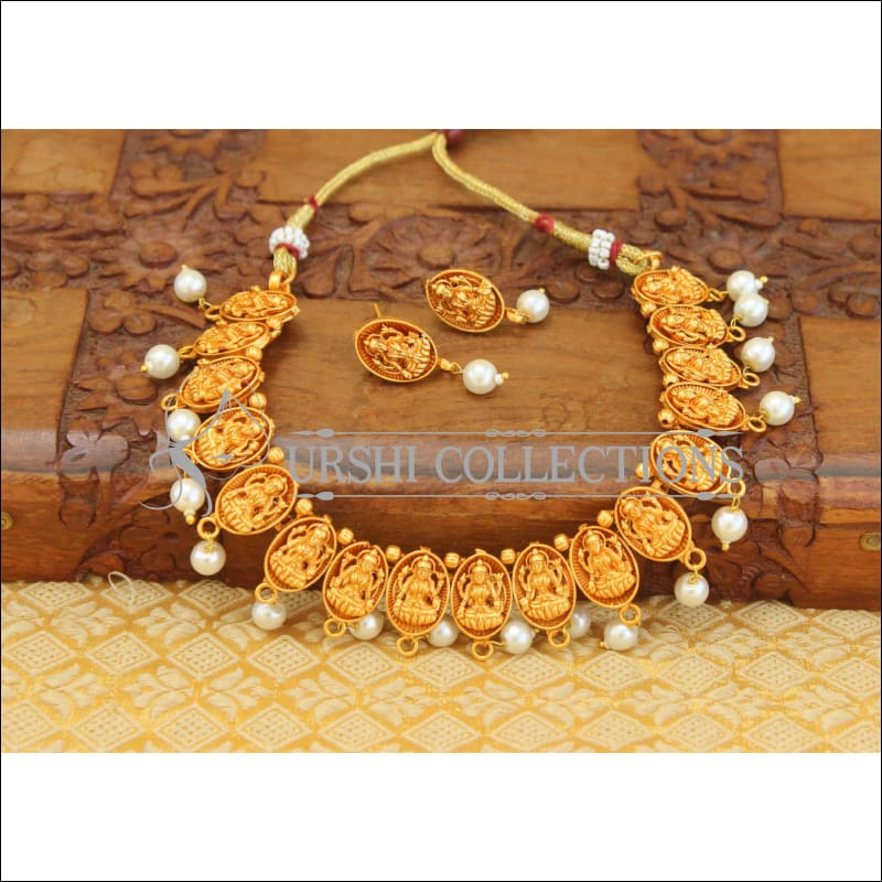 Lovely matte finish Temple necklace set M109 - Necklace Set
