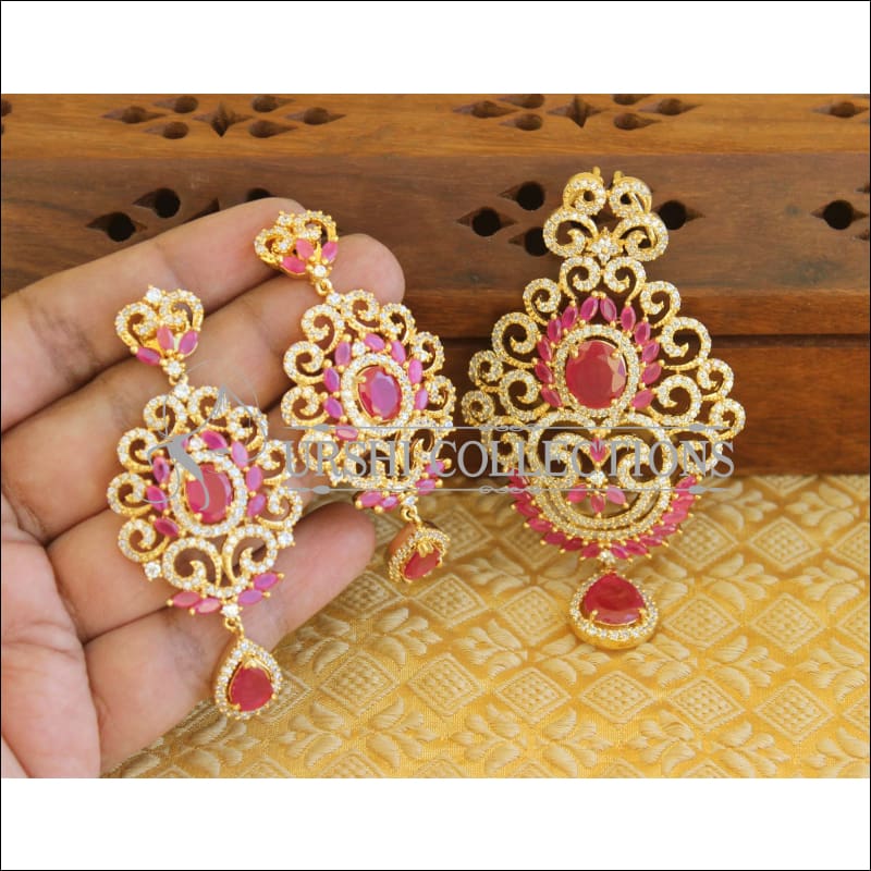 Lovely Ruby Designer Pendant set M552 - Pendant Set