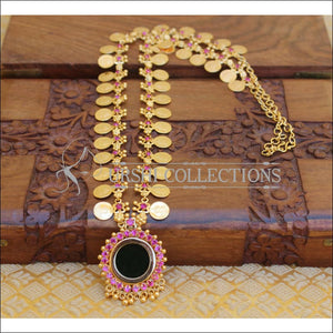 Lovely Traditional Temple kasu Necklace set M62 - Necklace Set