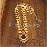 Lovely Traditional Temple kasu Necklace set M62 - Necklace Set