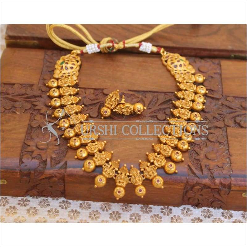 Matte Finish Beautiful Necklace UC-NEW45 - Necklace Set