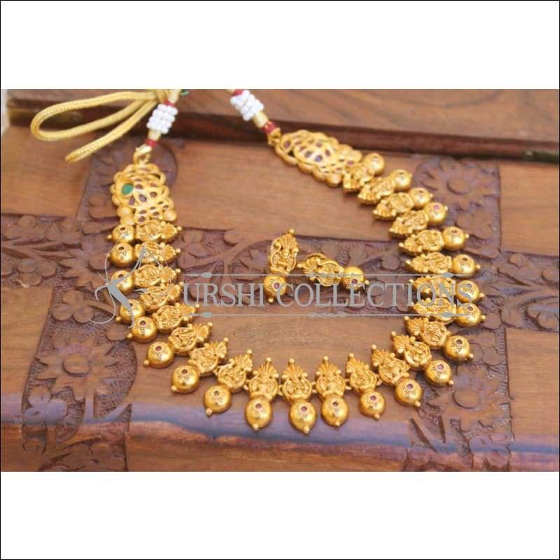 Matte Finish Beautiful Necklace UC-NEW45 - Necklace Set