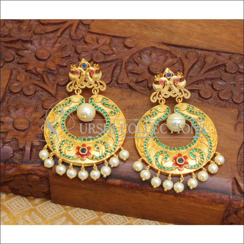 MATTE FINISH DESIGNER EARRINGS UTV225 - Earrings