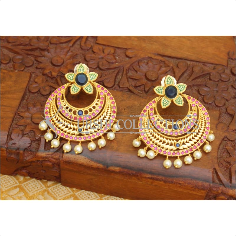 MATTE FINISH DESIGNER EARRINGS UTV236 - Earrings