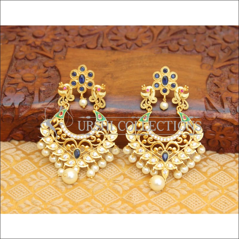 MATTE FINISH DESIGNER EARRINGS UTV246 - Earrings