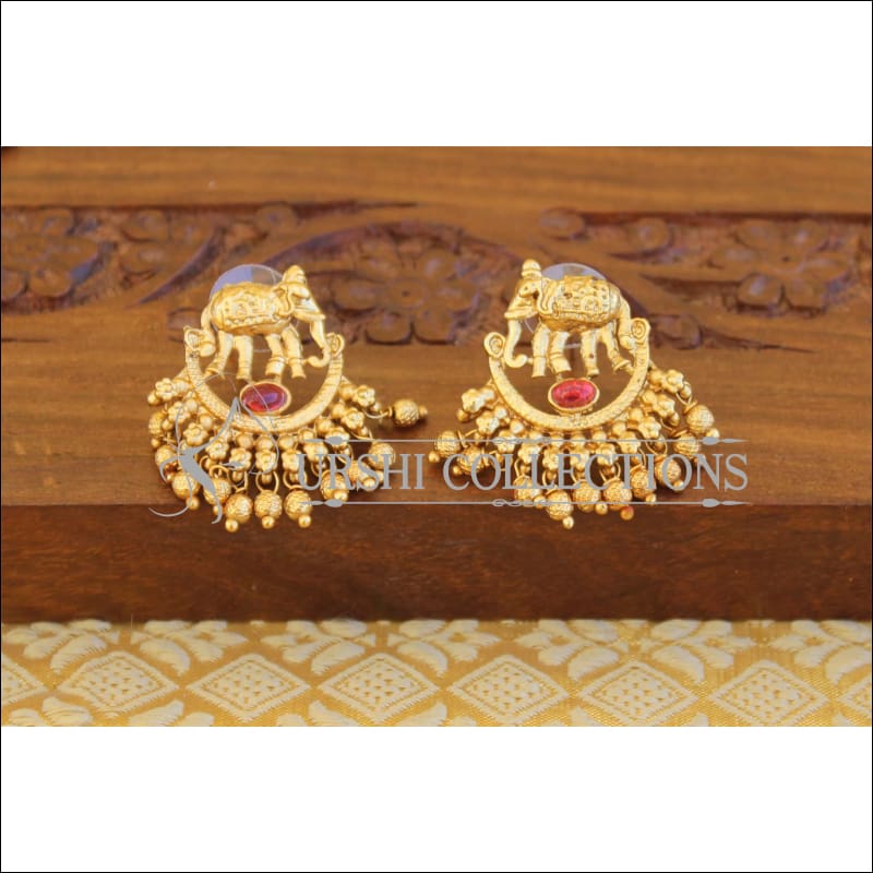 Matte finish elephant pendant set M641 - Pendant Set