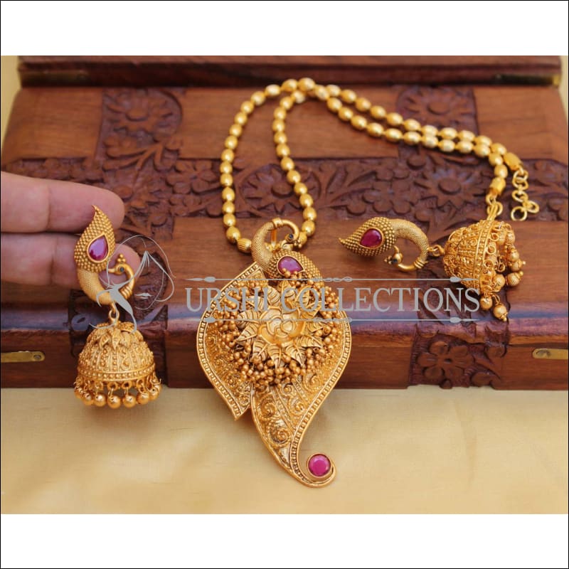 MATTE FINISH PEACOCK PENDANT SET UC-NEW3021 - Pendant Set