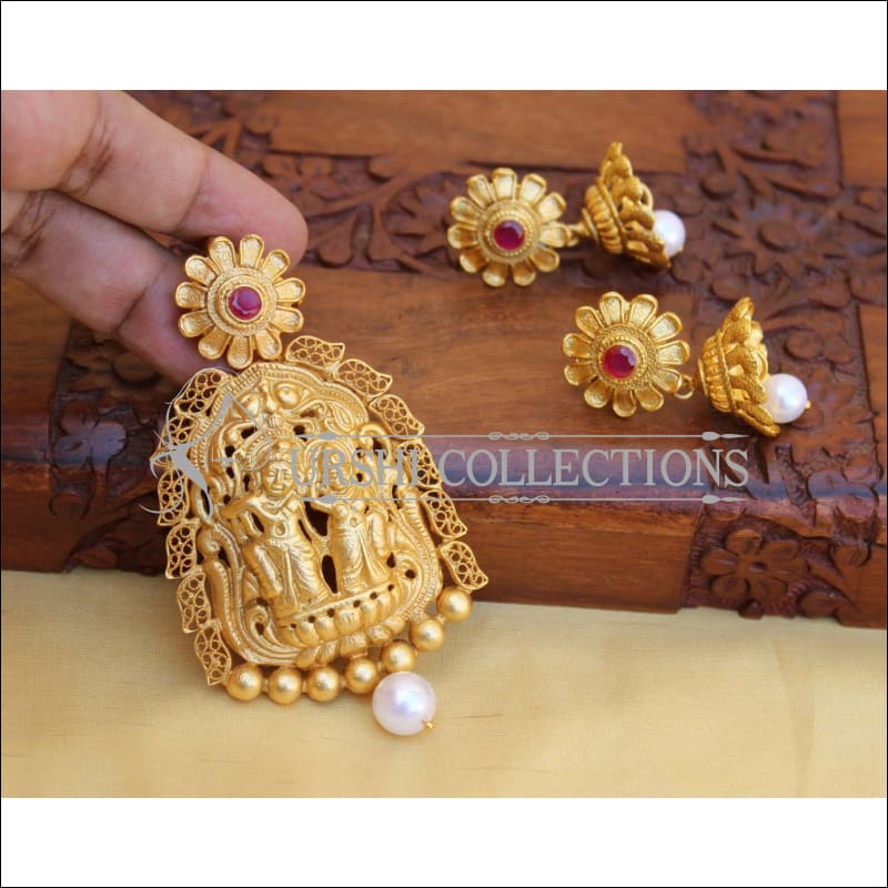 MATTE FINISH TEMPLE PENDANT SET UC-NEW3054 - Pendant Set