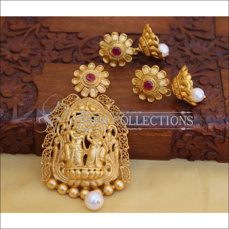 MATTE FINISH TEMPLE PENDANT SET UC-NEW3054 - Pendant Set