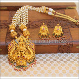 Matte Finish Traditional Temple Necklace set UC-NEW93 - Multi - Necklace Set
