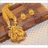 Matte Finish Traditional Temple Necklace set UC-NEW93 - Necklace Set
