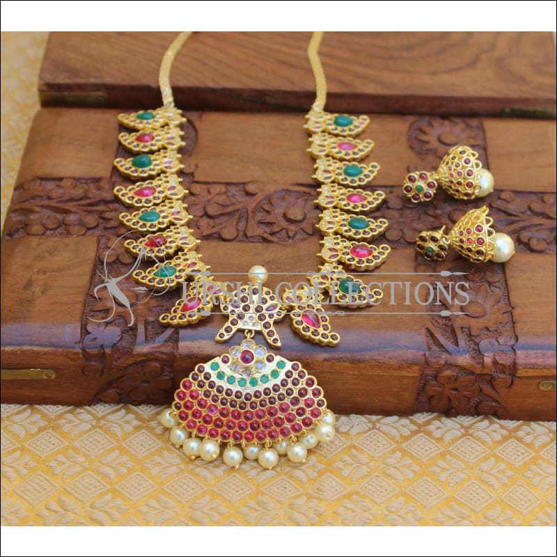 Mango design 2025 necklace set