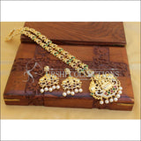 Traditional Gold Plated Lakshmi Necklace Set UC-NEW80 - Necklace Set